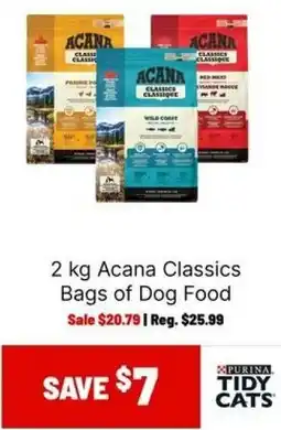 Ren’s Pets Depot Acana Classics Bags of Dog Food offer