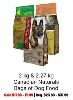 Ren’s Pets Depot Canadian Naturals Bags of Dog Food offer
