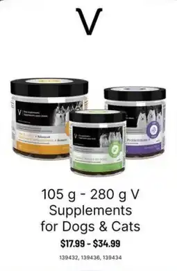 Ren’s Pets Depot V Supplements for Dogs & Cats offer
