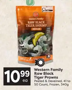 Nesters Market Western family raw black tiger prawns offer