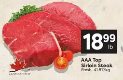 Nesters Market AAA Top Sirloin Steak offer