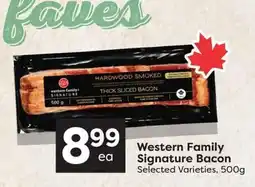 Nesters Market Western Family Signature Bacon offer