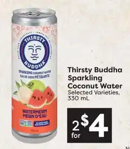 Nesters Market Thirsty buddha sparkling coconut water offer