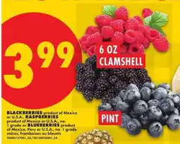 No Frills Blackberries, Raspberries, Blueberries offer