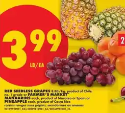 No Frills Red Seedless Grapes offer