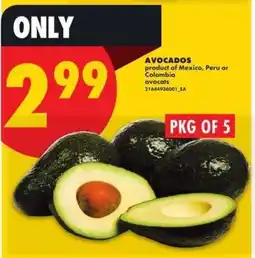 No Frills Avocados offer