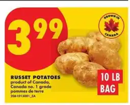 No Frills Russet Potatoes offer