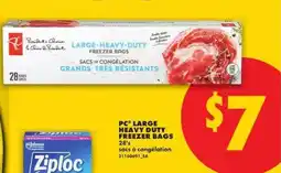 No Frills PC Large Heavy-Duty Freezer Bags offer