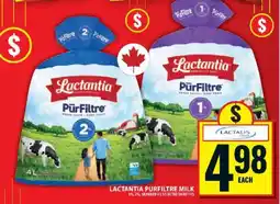 Food Basics LACTANTIA PURFILTRE MILK offer