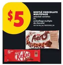 No Frills Nestlé Chocolate Multipack offer