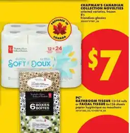 No Frills PC Bathroom Tissue or Facial Tissue offer