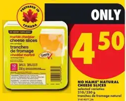 No Frills NO NAME NATURAL CHEESE SLICES offer