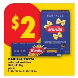 No Frills Barilla Pasta offer
