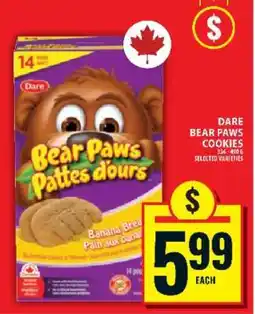 Food Basics Dare Bear Paws Cookies offer