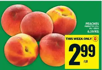 Food Basics PEACHES offer