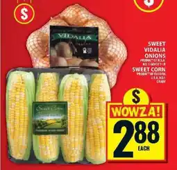 Food Basics Sweet Vidalia Onions and Sweet Corn offer