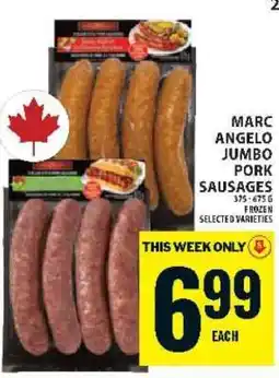 Food Basics MARC ANGELO JUMBO PORK SAUSAGES offer