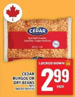 Food Basics Cedar Burgol or Dry Beans offer