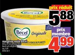 Super C MARGARINE MOLLE BECEL offer