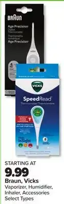 PharmaChoice Braun, Vicks Vaporizer, Humidifier, Inhaler, Accessories offer