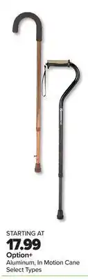 PharmaChoice Option+ Aluminum, In Motion Cane offer