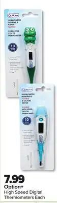 PharmaChoice Option High Speed Digital Thermometers offer