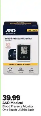 PharmaChoice A & D Medical Blood Pressure Monitor offer