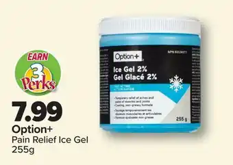 PharmaChoice Option+ Pain Relief Ice Gel offer