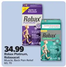 PharmaChoice Robax Platinum, Robaxacet Muscle, Back Pain Relief 60, 70 offer