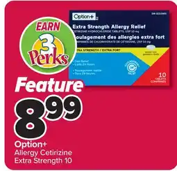 PharmaChoice Option+ Allergy Cetirizine Extra Strength 10 offer