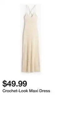 H&M Crochet-Look Maxi Dress offer