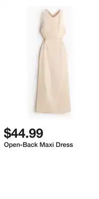 H&M Open-Back Maxi Dress offer