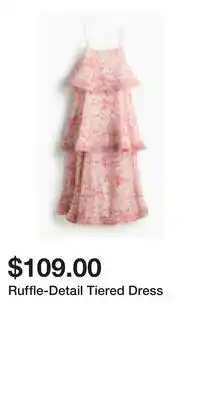 H&M Ruffle-Detail Tiered Dress offer