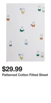 H&M Patterned Cotton Fitted Sheet offer