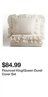 H&M Flounced King/Queen Duvet Cover Set offer