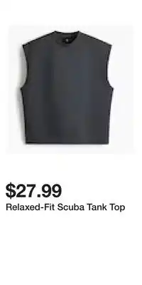 H&M Relaxed-Fit Scuba Tank Top offer