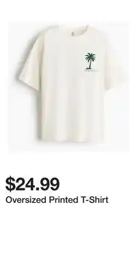 H&M Oversized Printed T-Shirt offer
