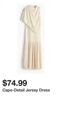 H&M Cape-Detail Jersey Dress offer