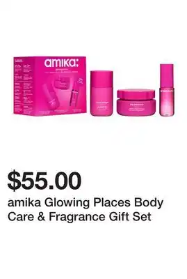Sephora amika Glowing Places Body Care & Fragrance Gift Set offer