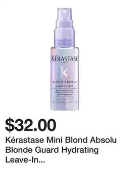Sephora Kérastase Mini Blond Absolu Blonde Guard Hydrating Leave-In Conditioner Spray with Hyaluronic Acid offer