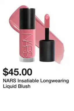 Sephora NARS Insatiable Longwearing Liquid Blush offer