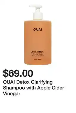 Sephora OUAI Detox Clarifying Shampoo with Apple Cider Vinegar offer