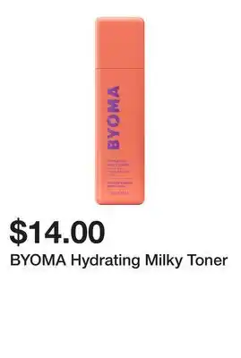 Sephora BYOMA Hydrating Milky Toner offer