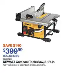 Patrick Morin Compact Table Saw, 8-1/4 in offer