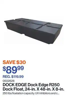 Patrick Morin Dock Edge R250 Dock Float, 24-in. X 48-in. X 8-in offer