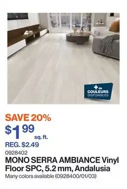 Patrick Morin AMBIANCE Vinyl Floor SPC, 5.2 mm, Andalusia offer