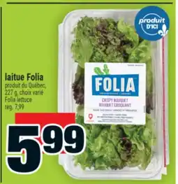 Super C laitues Folia ou Goodleaf | Folia or Goodleaf lettuce offer