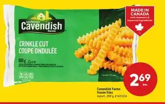 Giant Tiger Cavendish Farms frozen fries offer