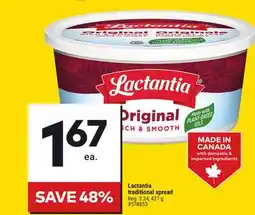 Giant Tiger Lactantia traditional spread offer