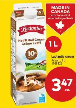 Giant Tiger Lactantia cream offer